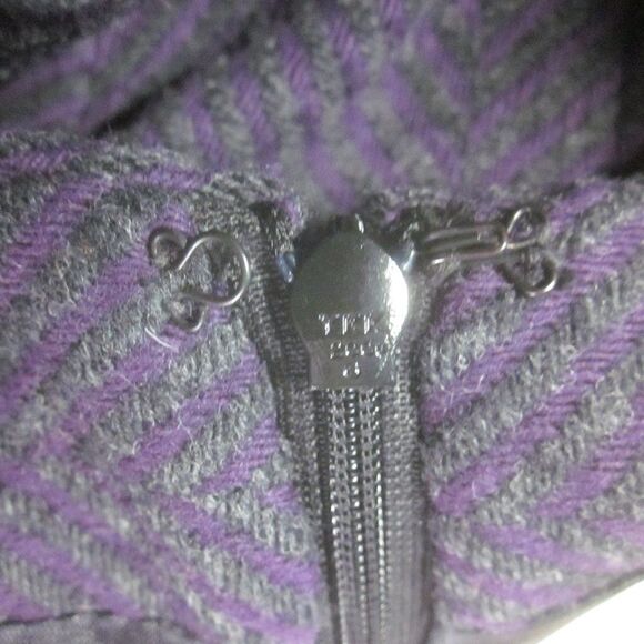 NEW! Vintage Unworn Wool Pendleton Skirt Womens Size 10P Gray & Purple 32" Waist - Picture 11 of 15